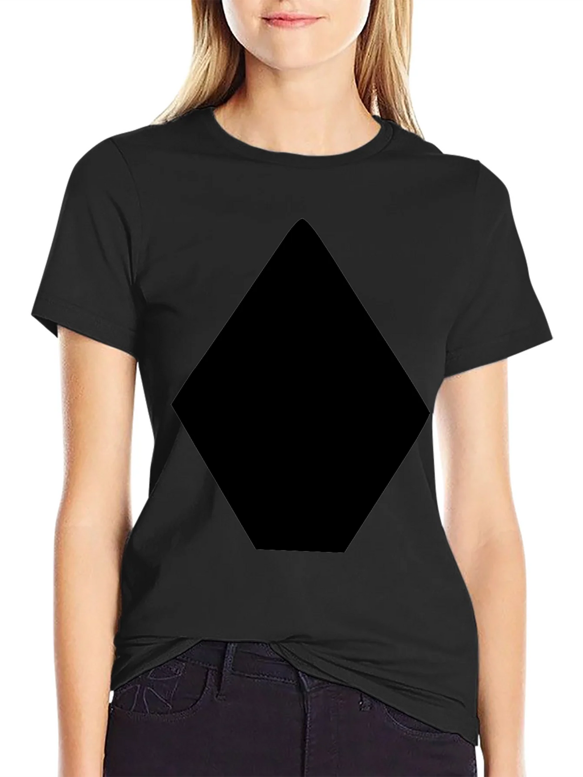 Mens Black Diamond Graphic T-Shirt product image 2