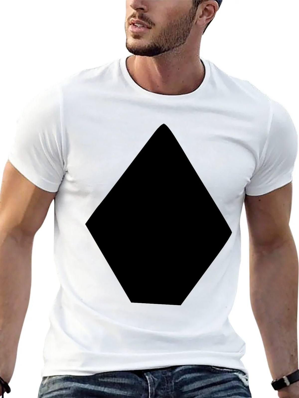 Mens Black Diamond Graphic T-Shirt product image 12