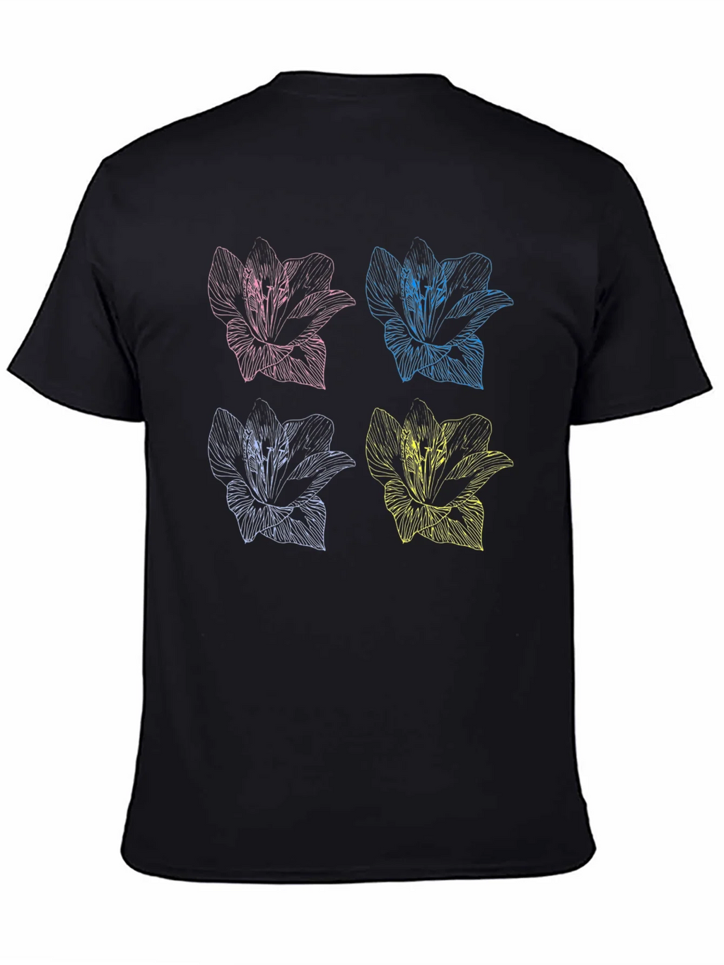 Floral Pop Art T-Shirt - Stylish Graphic Tee product image 4