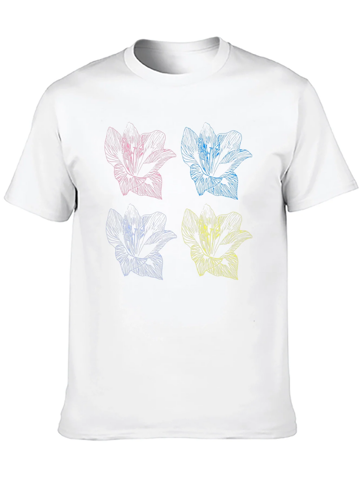Floral Pop Art T-Shirt - Stylish Graphic Tee product image 9