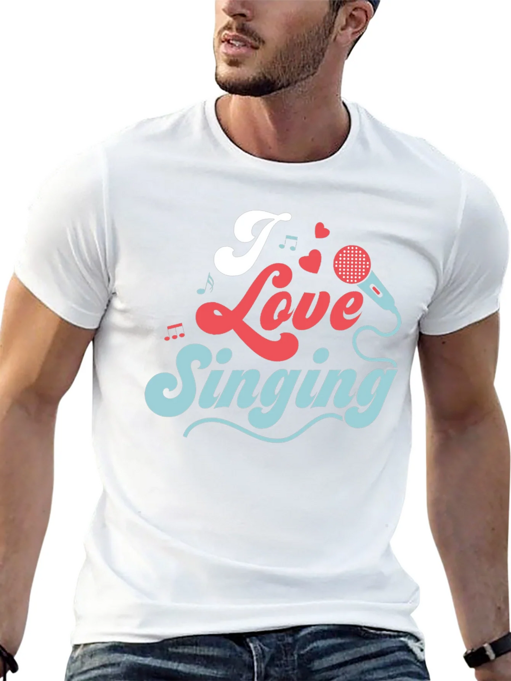 I Love Singing Graphic T-Shirt product image 12