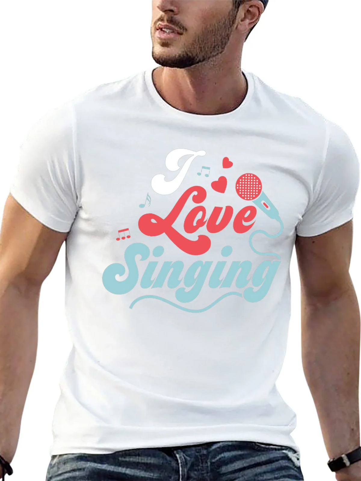 I Love Singing Graphic T-Shirt product image 12