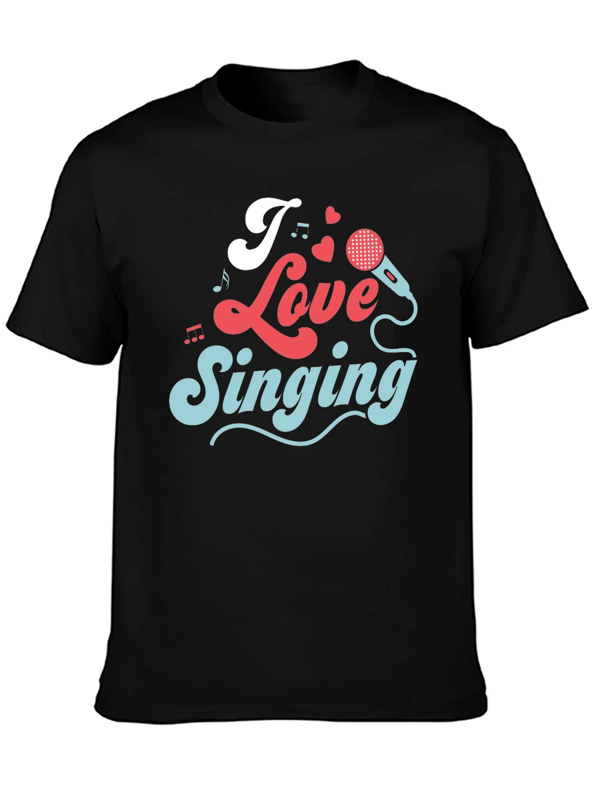 I Love Singing Graphic T-Shirt product image 3