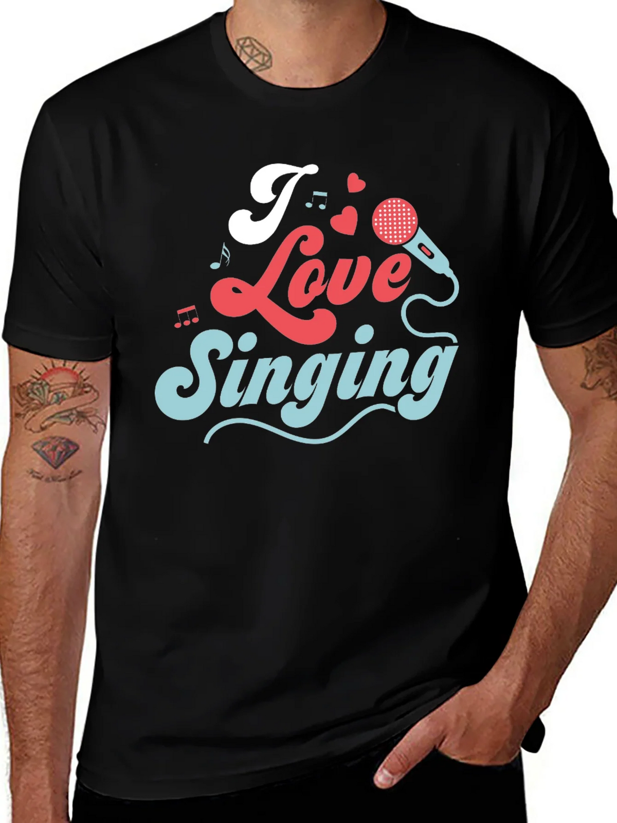 I Love Singing Graphic T-Shirt product image 1