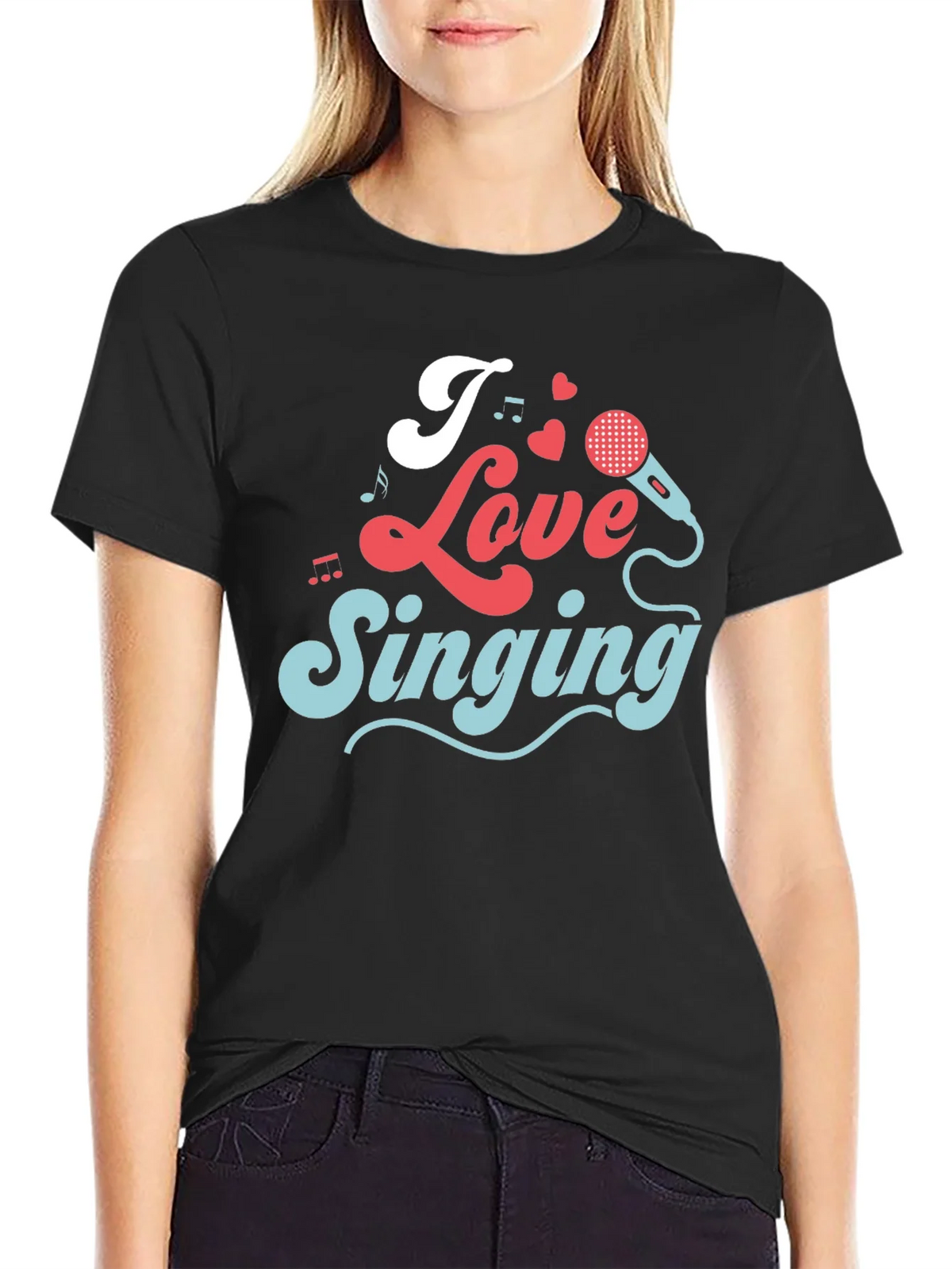 I Love Singing Graphic T-Shirt product image 2