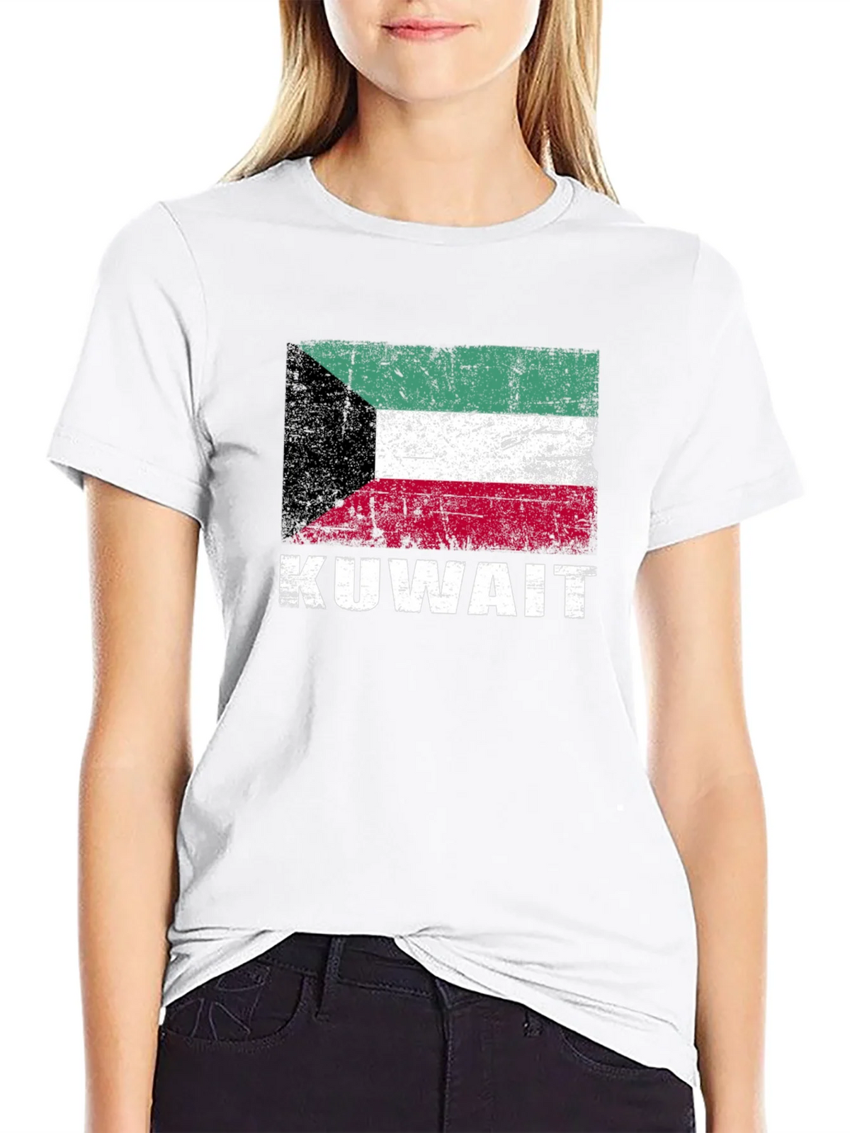 Kuwait Flag T-Shirt - Distressed Look product image 7