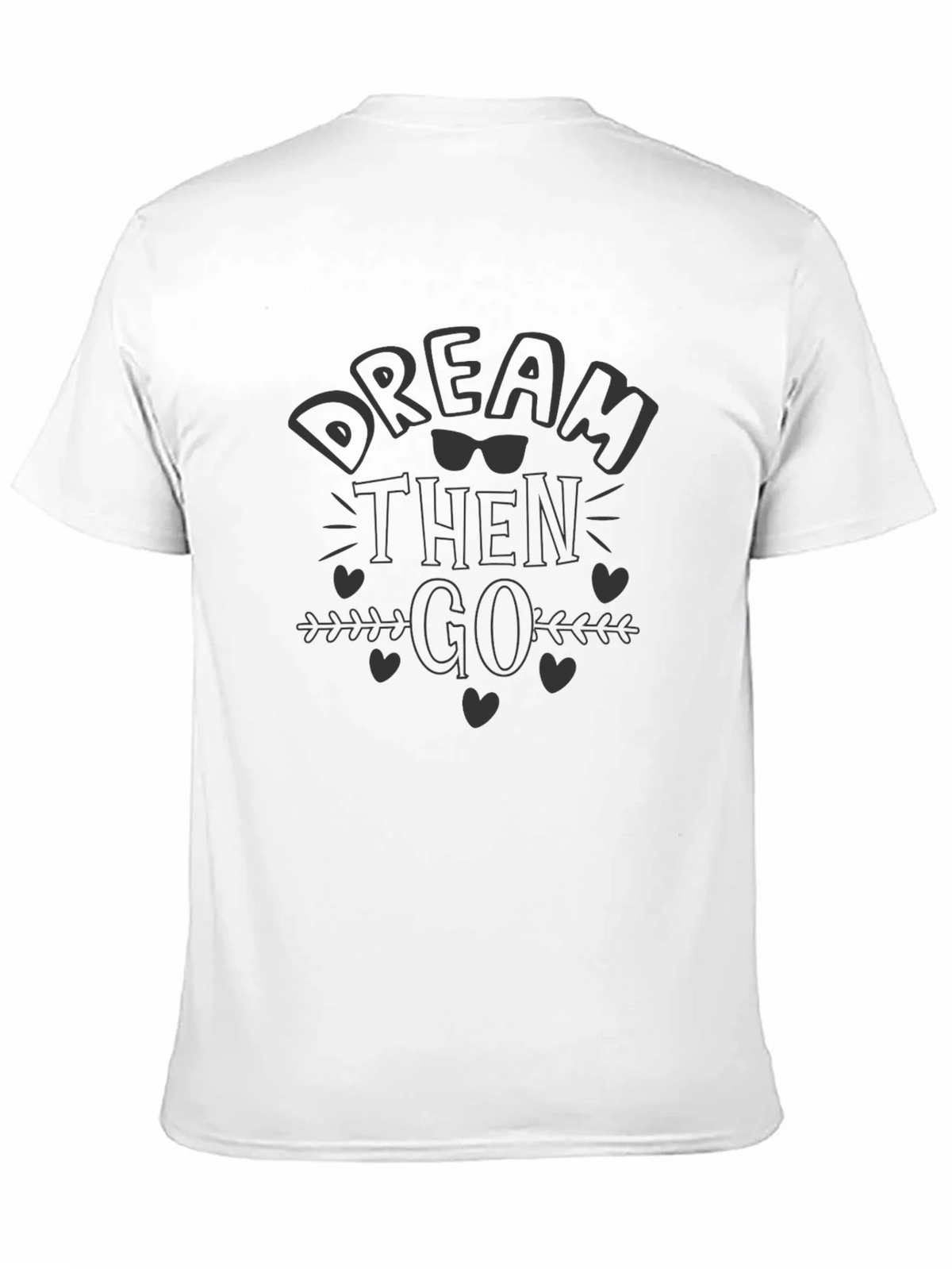 Dream Then Go Black Graphic Tee product image 10