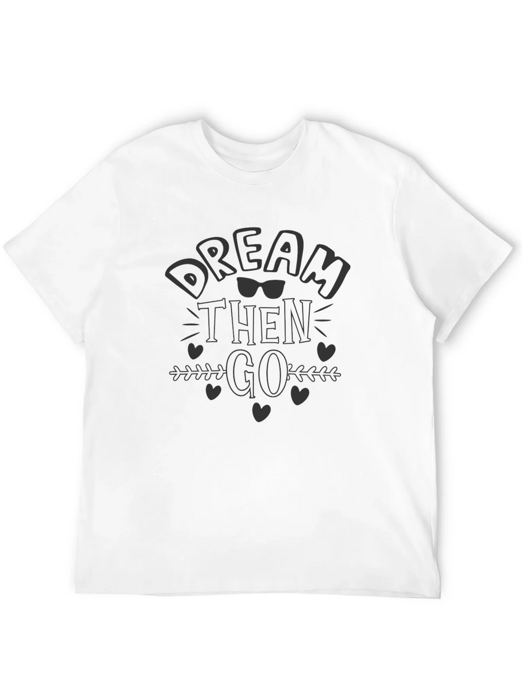 Dream Then Go Black Graphic Tee product image 11