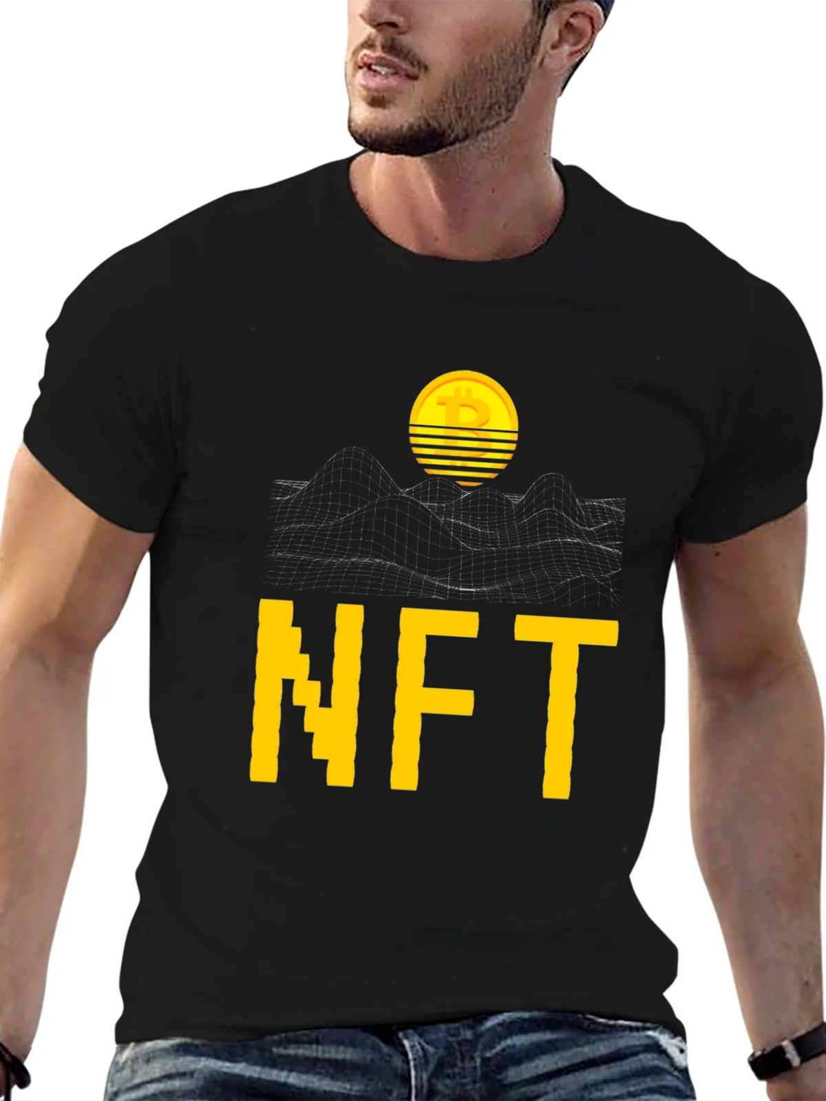 NFT Bitcoin Graphic Tee - Crypto Art Fashion product image 6