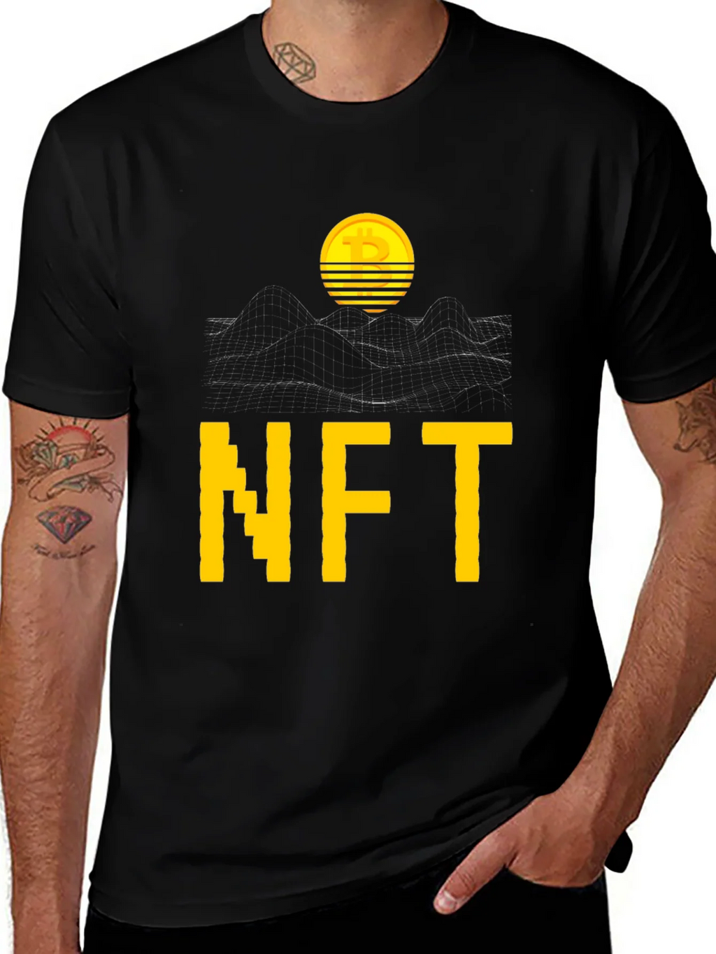 NFT Bitcoin Graphic Tee - Crypto Art Fashion product image 1