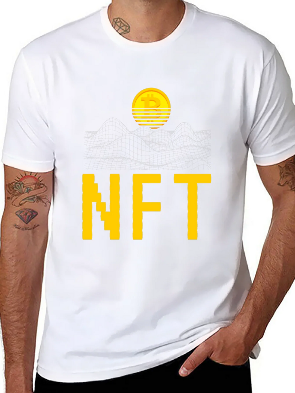 NFT Bitcoin Graphic Tee - Crypto Art Fashion product image 7
