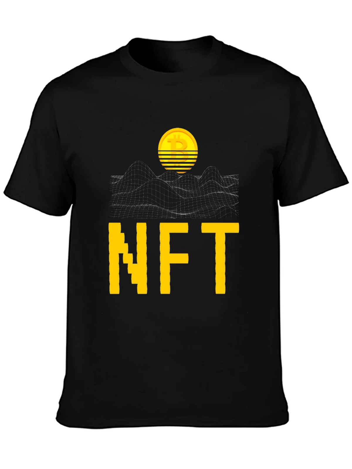 NFT Bitcoin Graphic Tee - Crypto Art Fashion product image 3