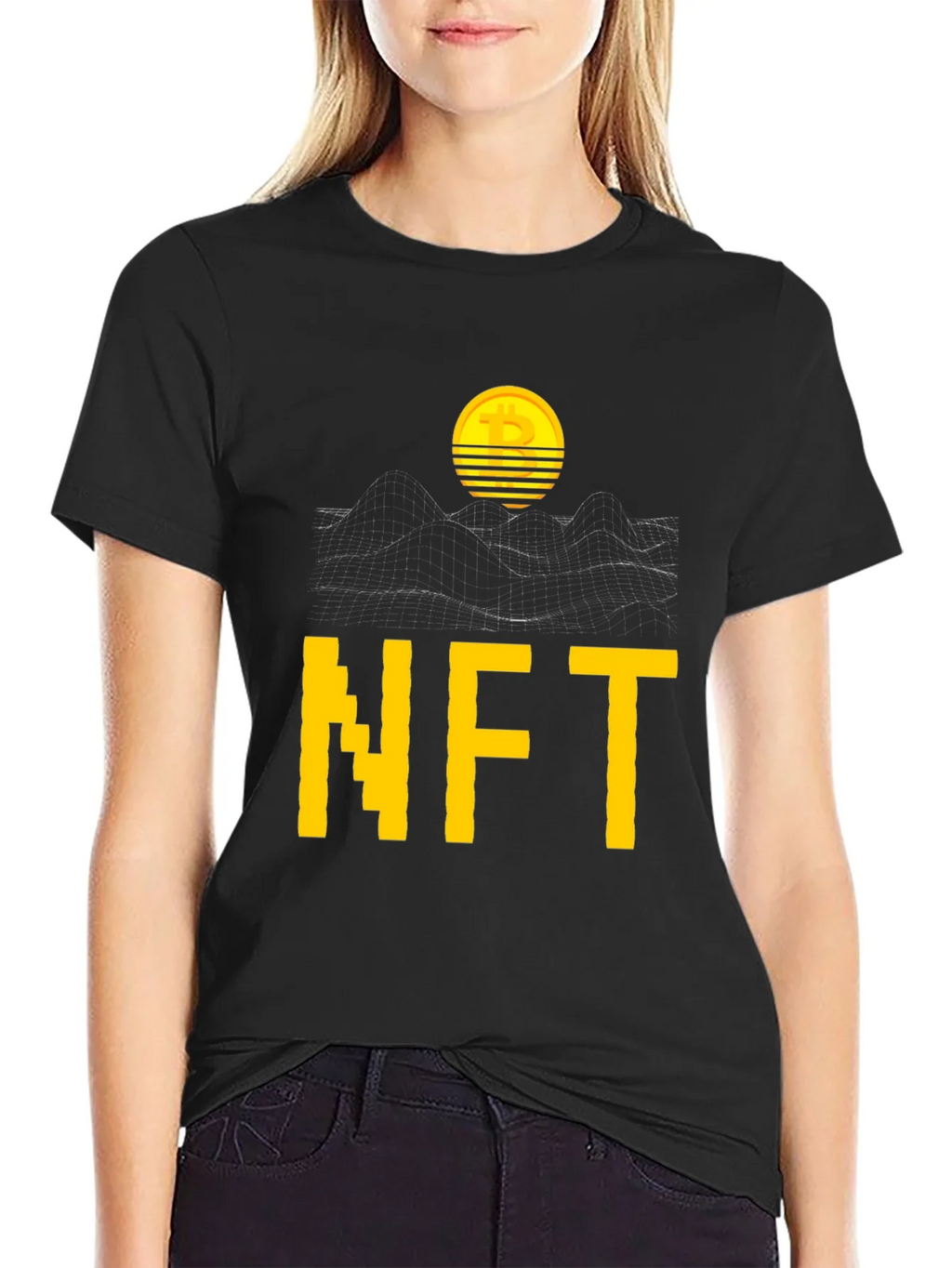 NFT Bitcoin Graphic Tee - Crypto Art Fashion product image 2