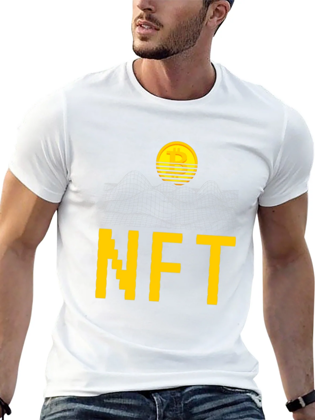 NFT Bitcoin Graphic Tee - Crypto Art Fashion product image 12