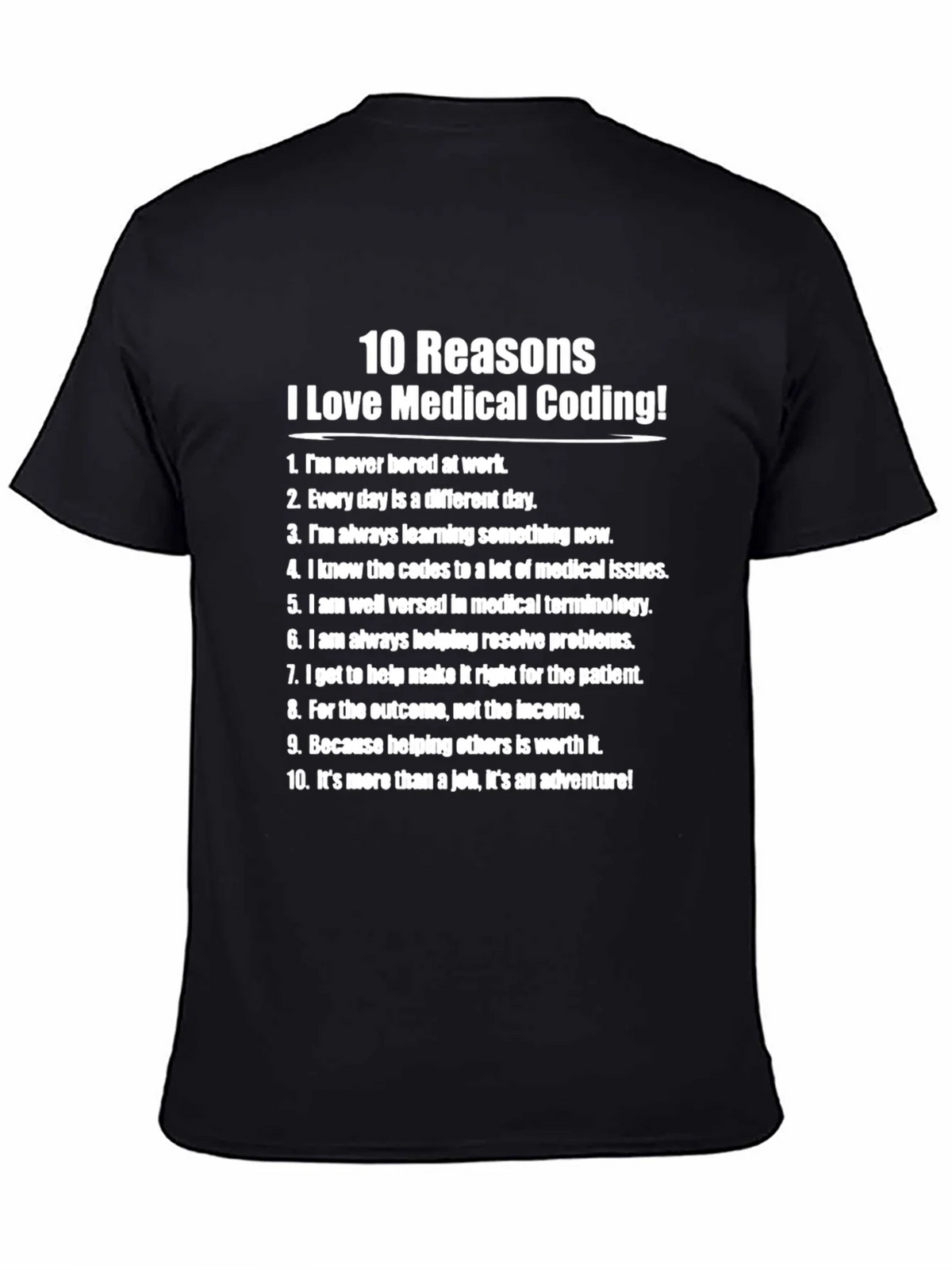 Medical Coding T-Shirt - 10 Reasons to Love product image 4
