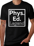 Phys Ed Legend Black T-Shirt product image 1