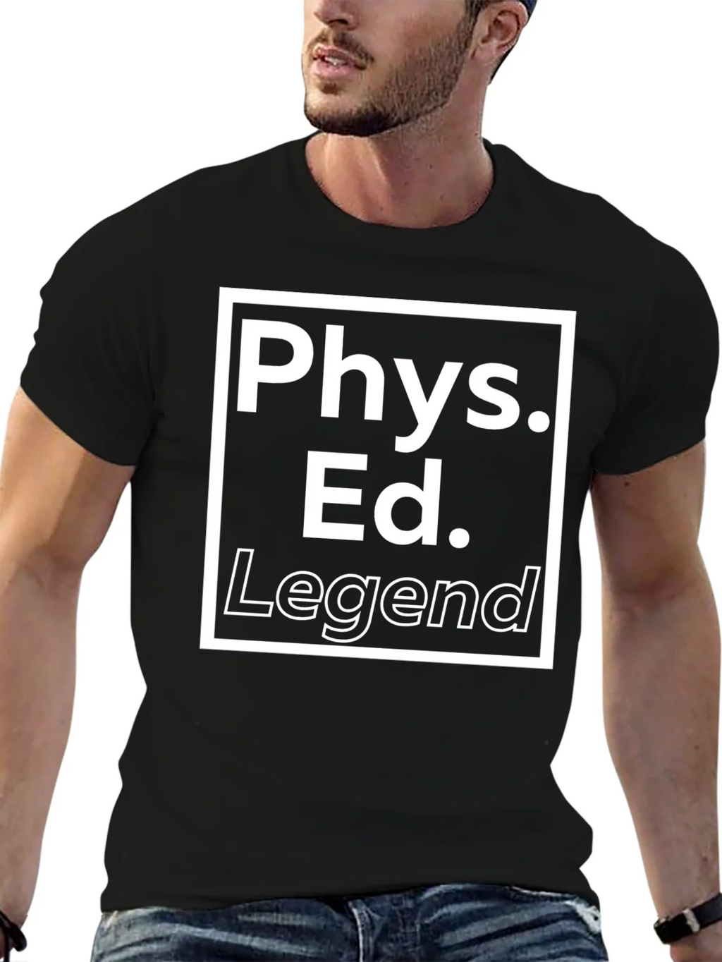 Phys Ed Legend Black T-Shirt product image 6