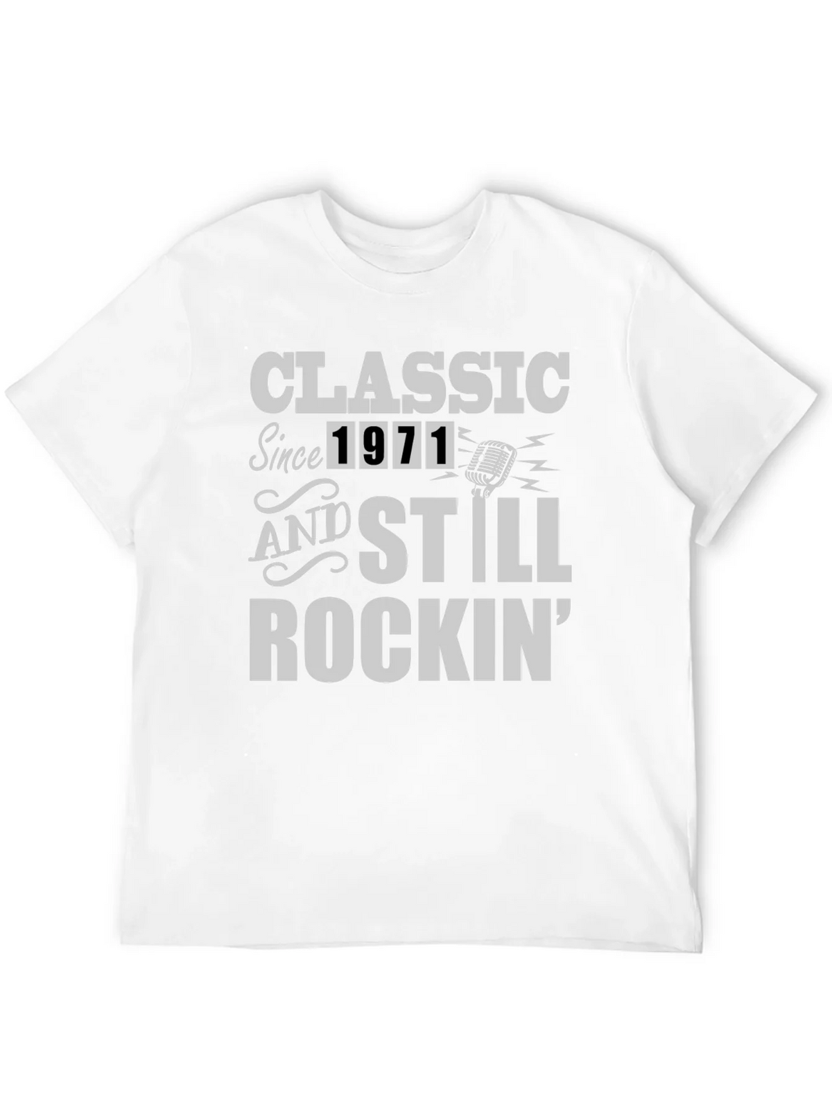 Classic Since 1971 Rockin Black T-Shirt product image 11