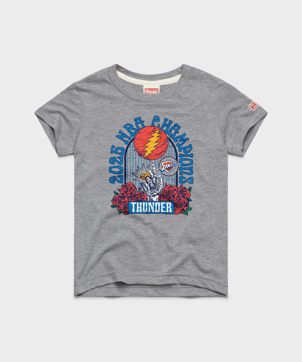 Youth NBA x Grateful Dead 2025 Champs Thunder product image 1
