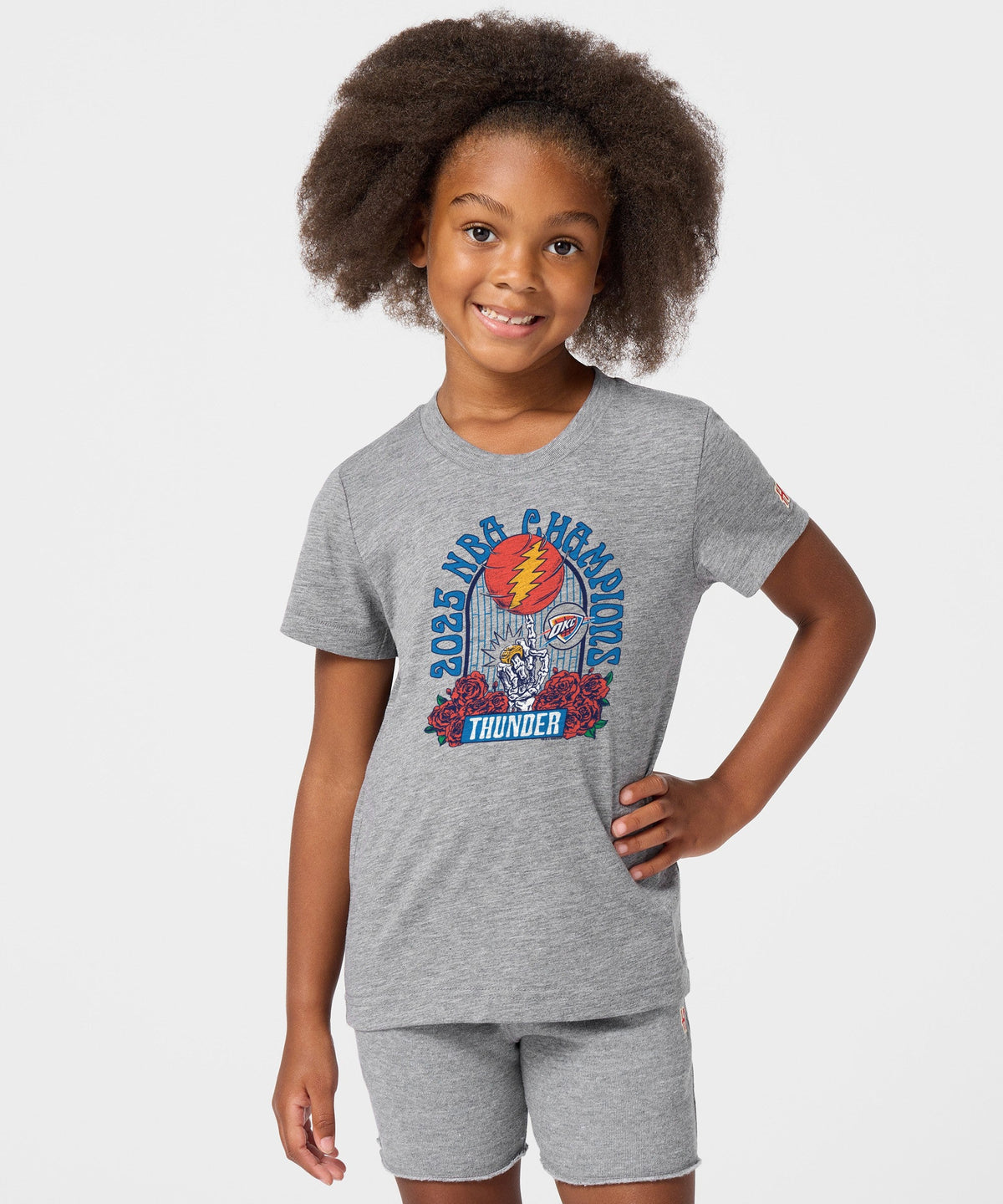 Youth NBA x Grateful Dead 2025 Champs Thunder product image 3