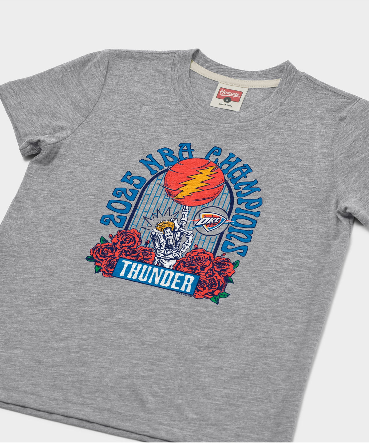 Youth NBA x Grateful Dead 2025 Champs Thunder product image 2