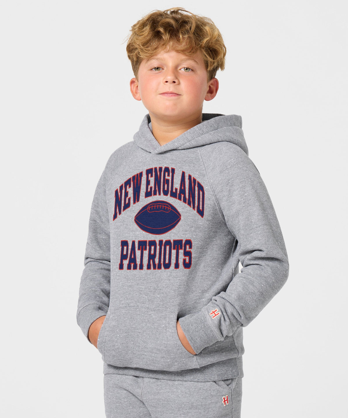 Youth New England Patriots Gridiron Hoodie product image 3