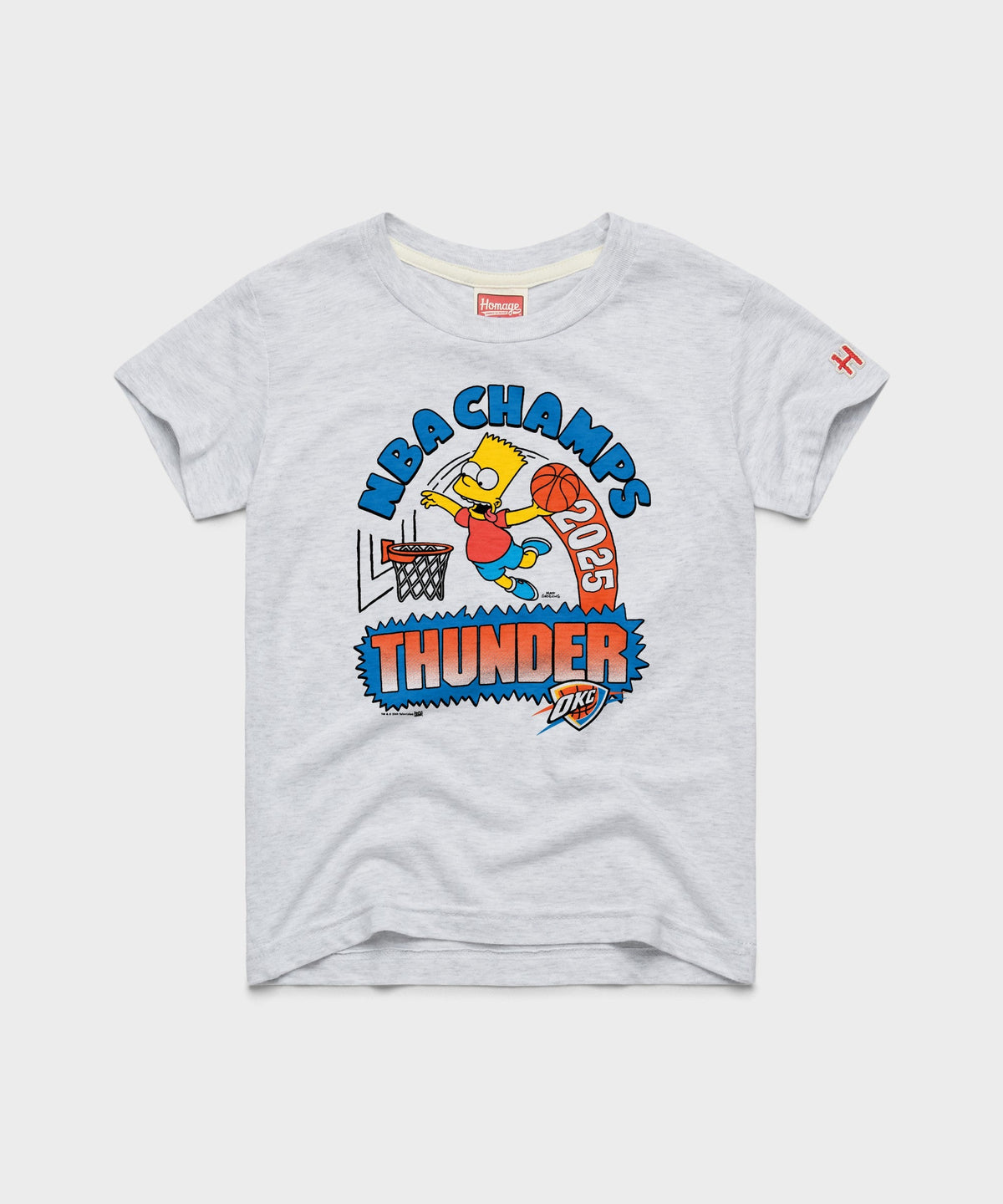 Youth The Simpsons Bart x Thunder 2025 NBA Champs product image 1