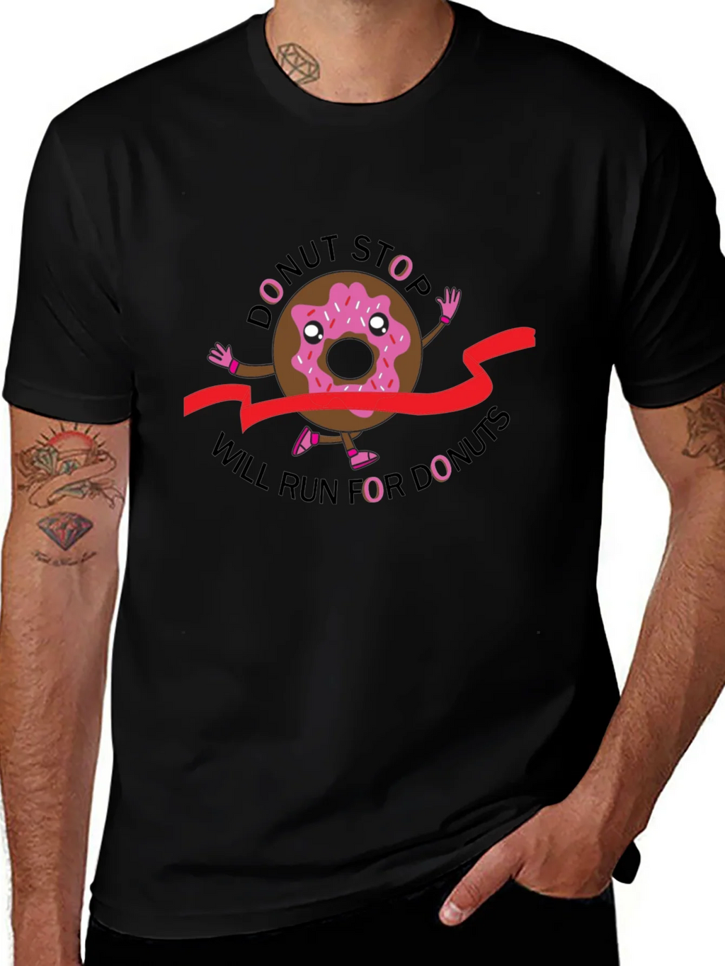 Donut Stop Running T-Shirt product image 1