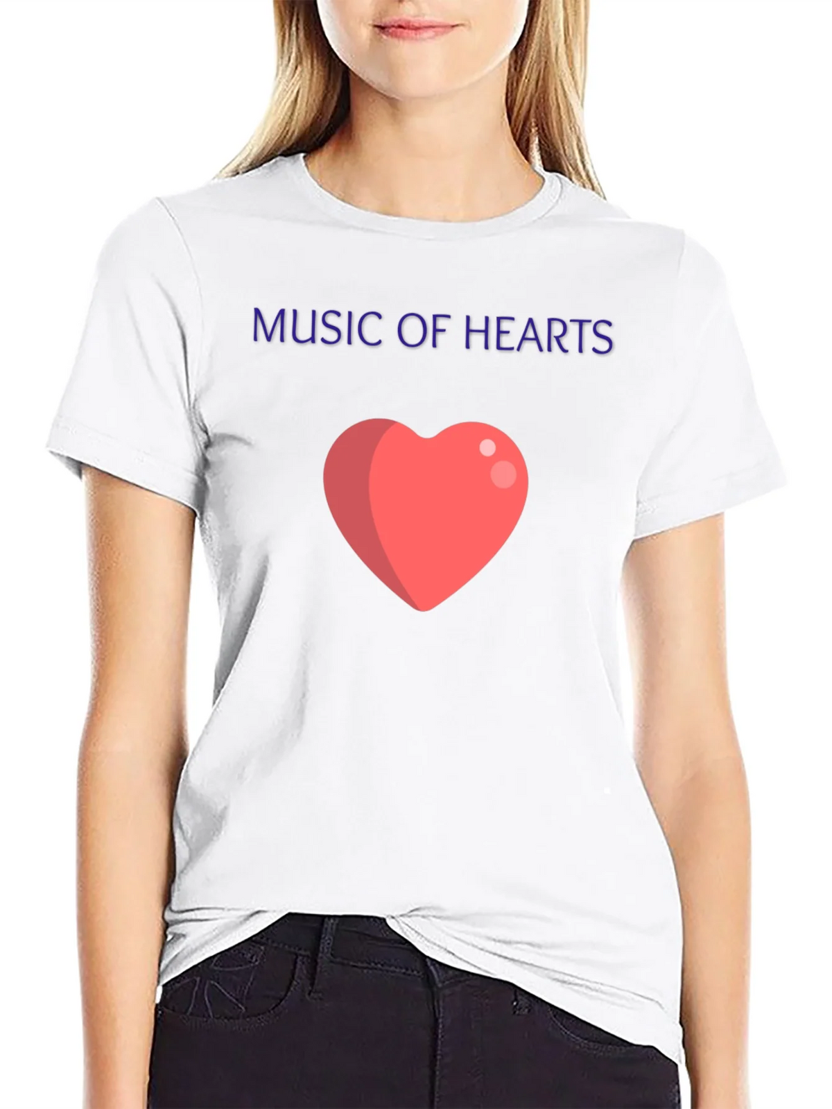 Music of Hearts Black Graphic Tee product image 8