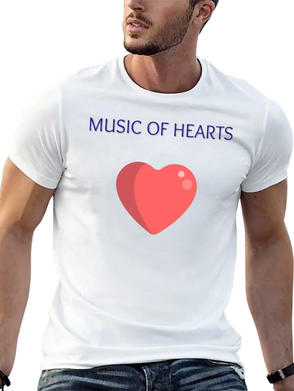 Music of Hearts Black Graphic Tee product image 12