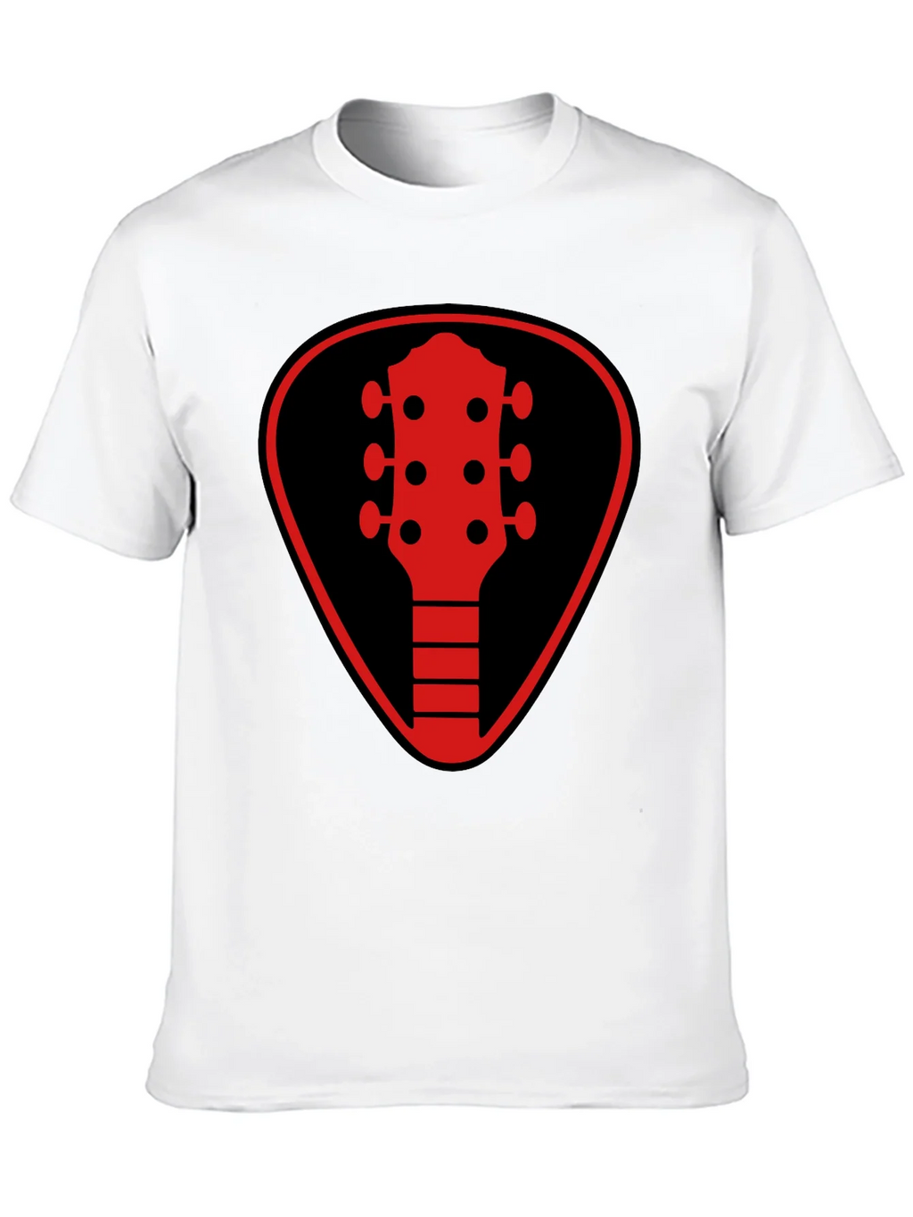 Guitar Pick Headstock Graphic Tee - Black product image 9