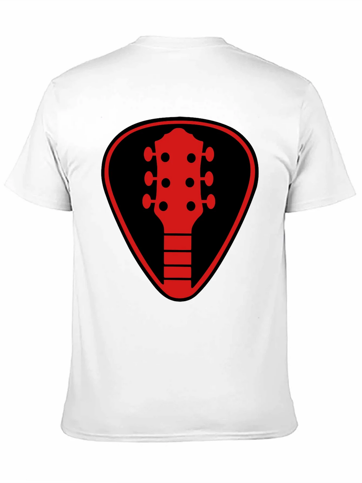 Guitar Pick Headstock Graphic Tee - Black product image 10