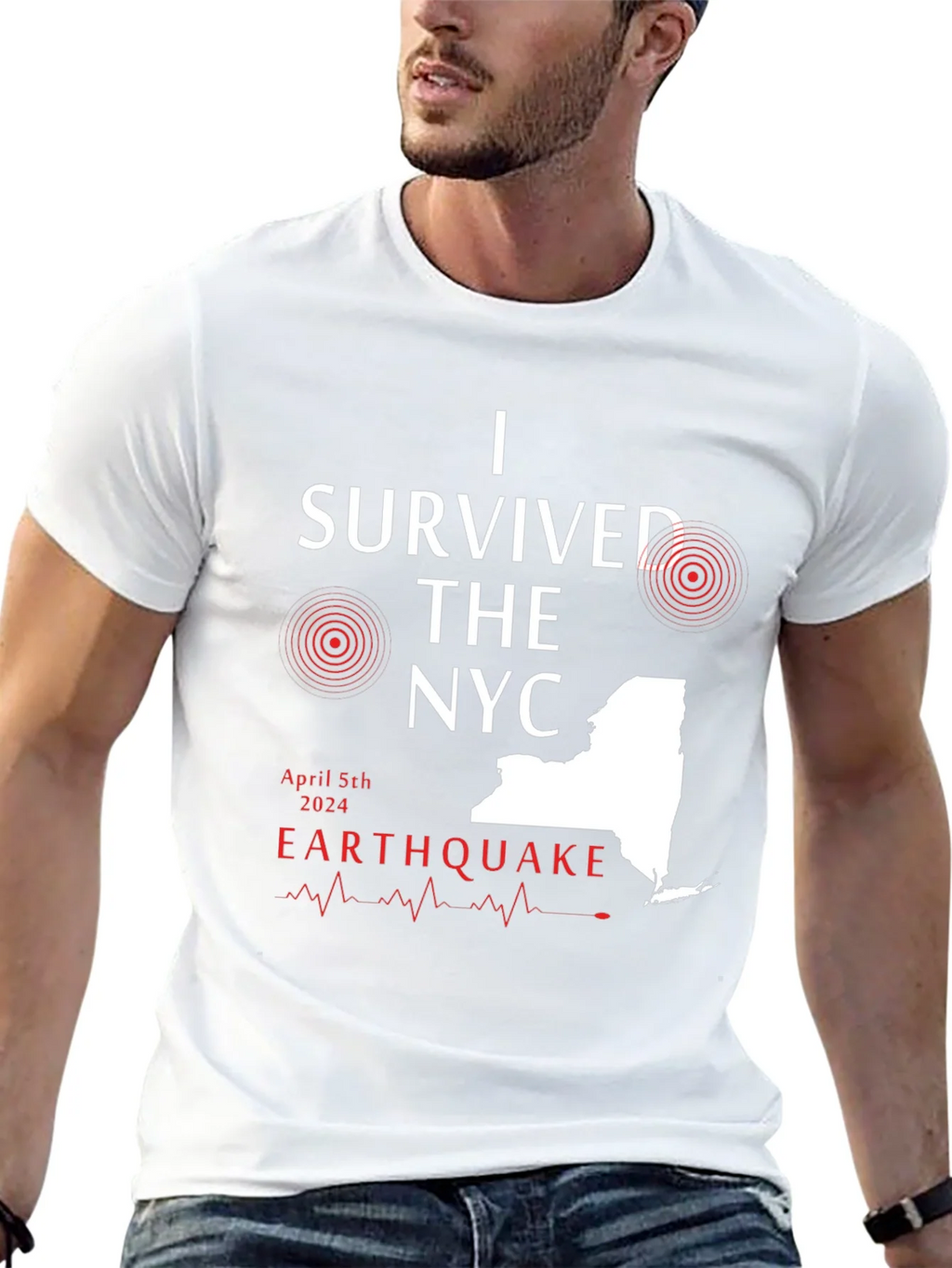 I Survived the NYC Earthquake T-Shirt product image 12