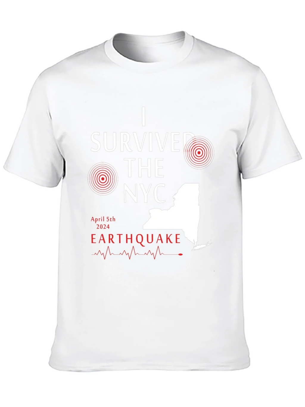 I Survived the NYC Earthquake T-Shirt product image 9