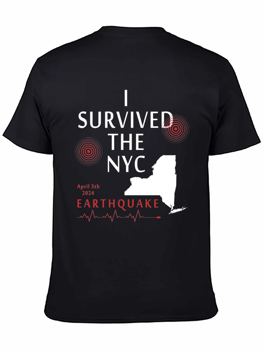 I Survived the NYC Earthquake T-Shirt product image 4