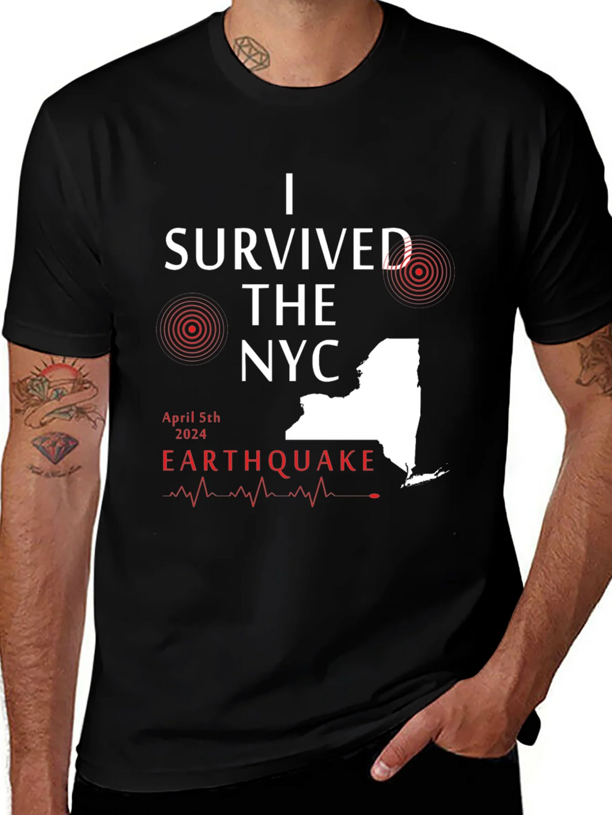 I Survived the NYC Earthquake T-Shirt product image 1