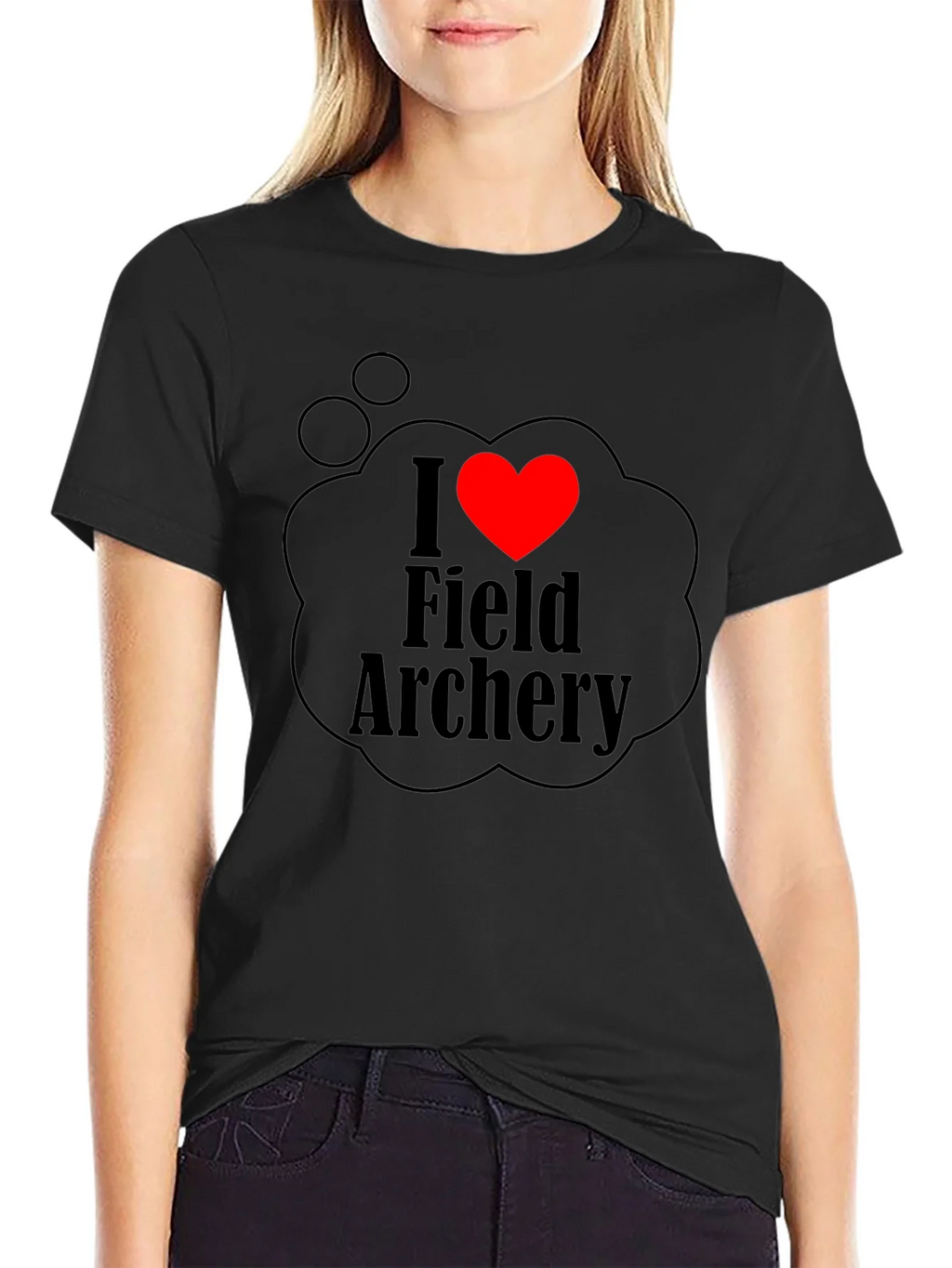 I Heart Field Archery T-Shirt - Black product image 2