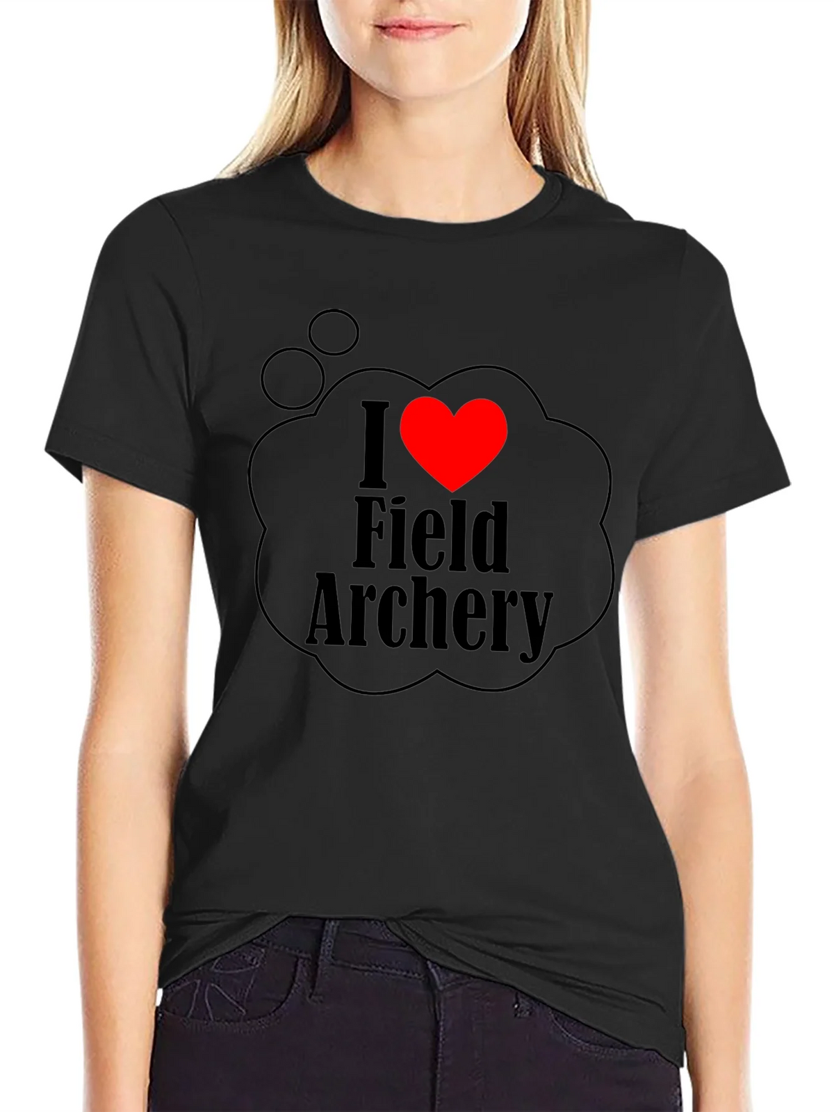 I Heart Field Archery T-Shirt - Black product image 2