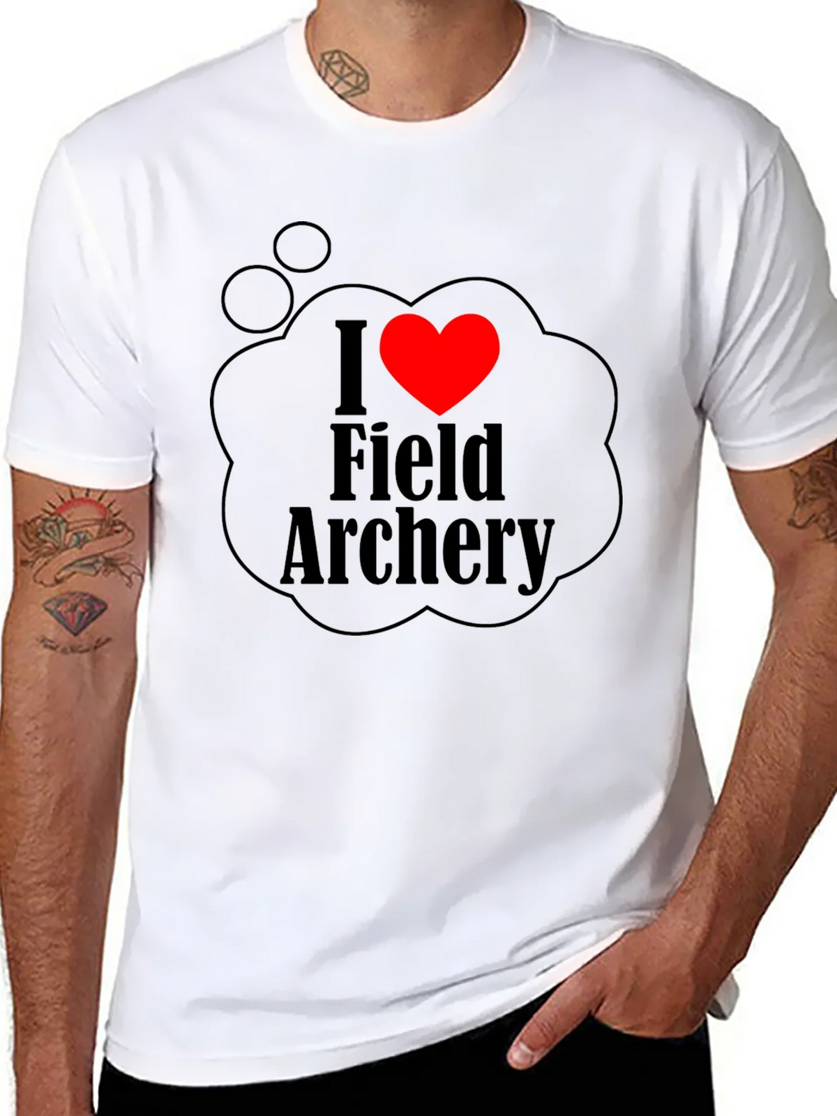 I Heart Field Archery T-Shirt - Black product image 7