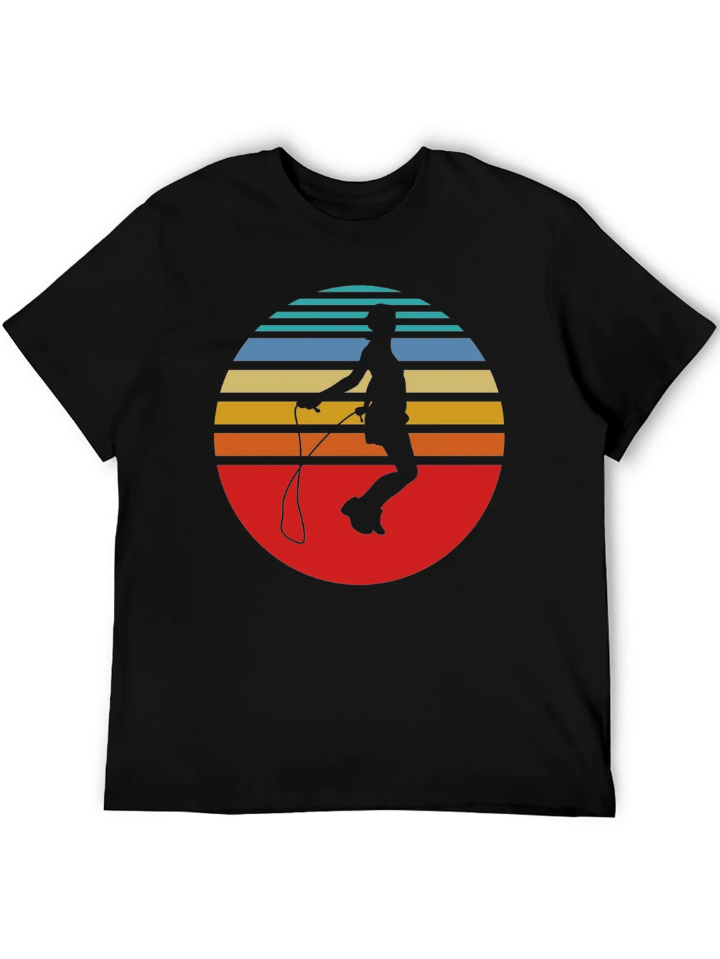 Retro Jumper T-Shirt - Vintage Style Jumping Rope Tee product image 5