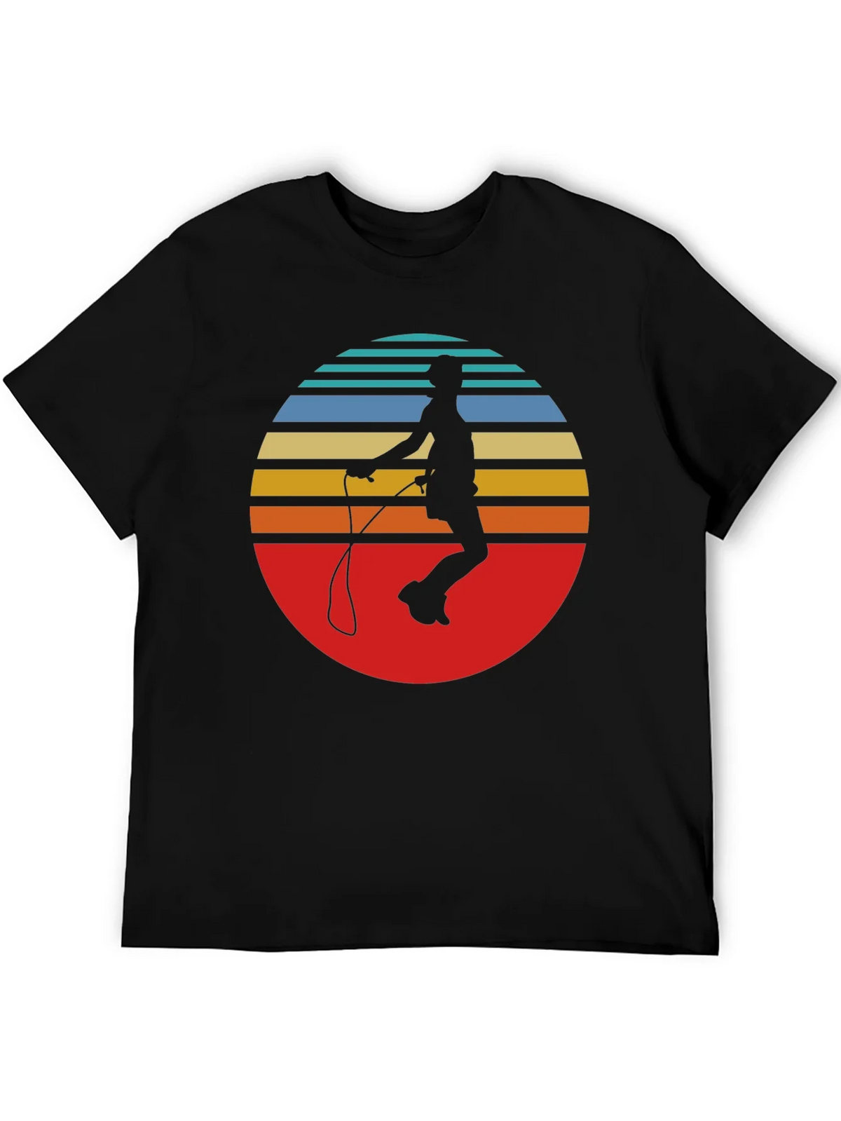 Retro Jumper T-Shirt - Vintage Style Jumping Rope Tee product image 5