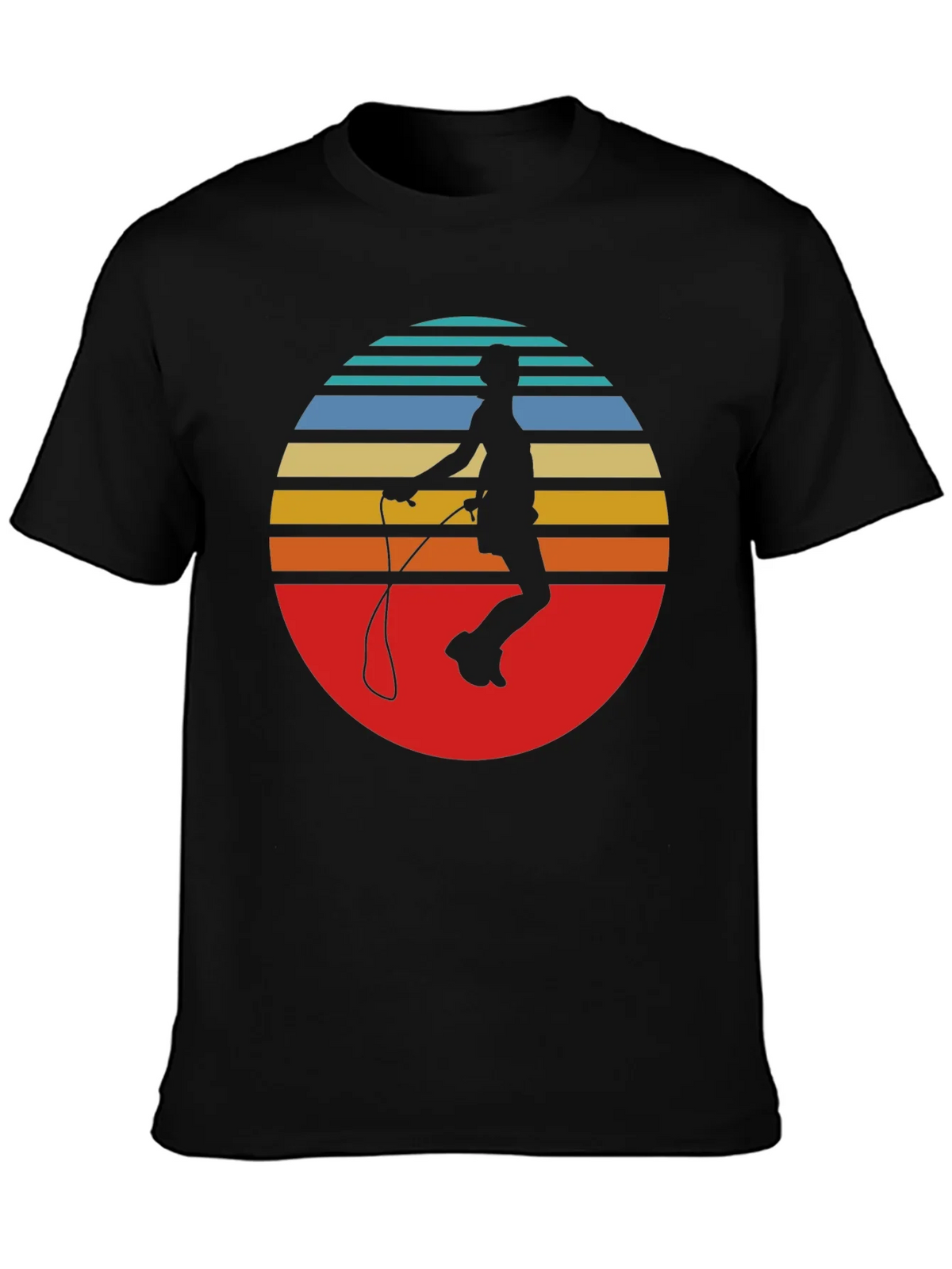 Retro Jumper T-Shirt - Vintage Style Jumping Rope Tee product image 3