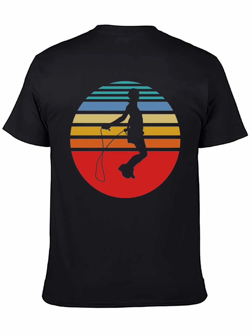 Retro Jumper T-Shirt - Vintage Style Jumping Rope Tee product image 4