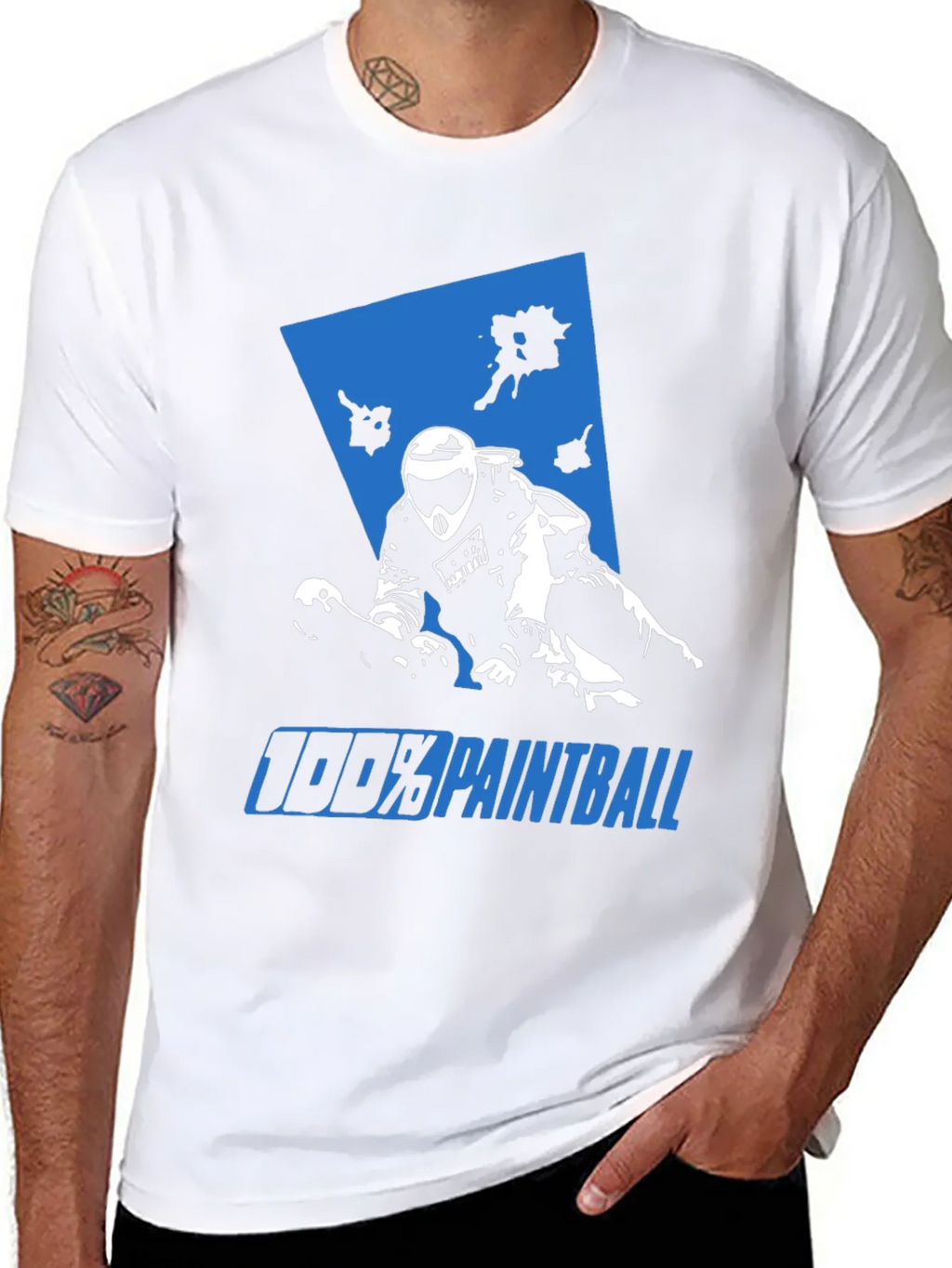 100% Paintball Graphic Tee - Black product image 7