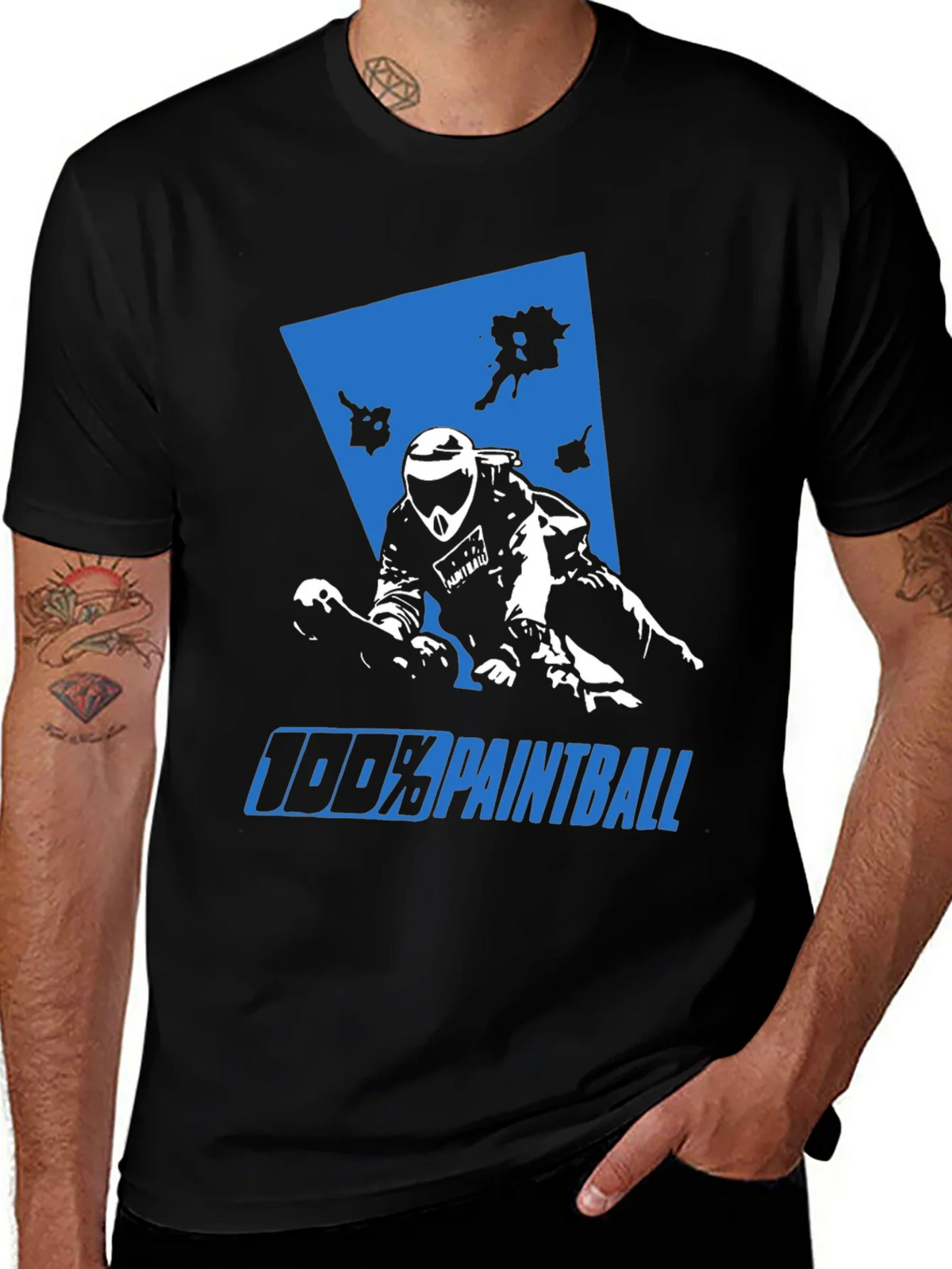 100% Paintball Graphic Tee - Black product image 1