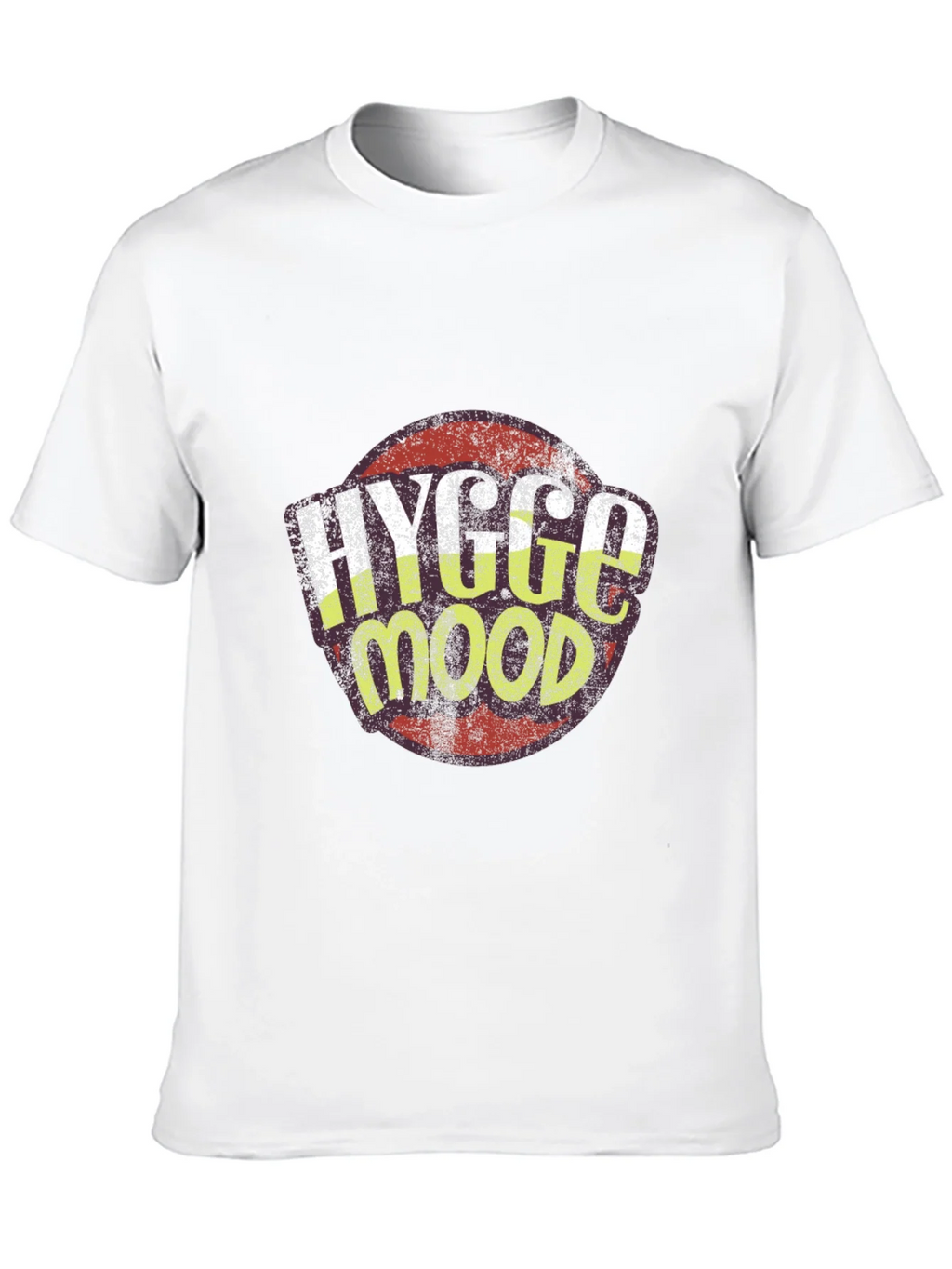 Hygge Mood Graphic Tee - Black Crew Neck Shirt product image 9