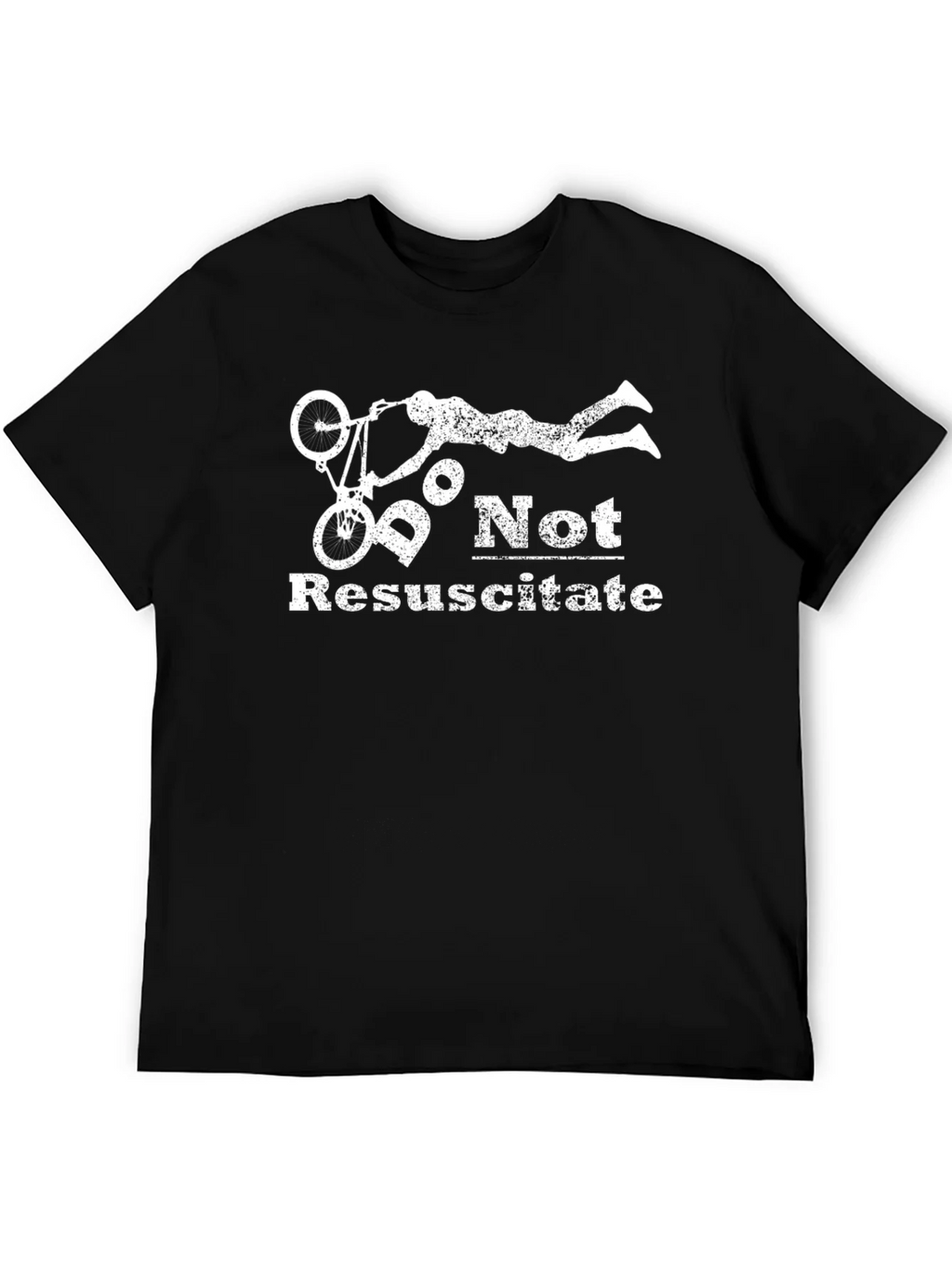 Do Not Resuscitate Funny Bike Crash T-Shirt product image 5