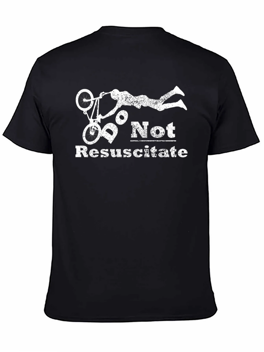 Do Not Resuscitate Funny Bike Crash T-Shirt product image 4