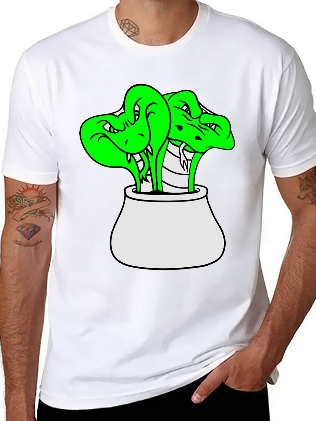 Cobra Pot T-Shirt - Mens Black Tee product image 7