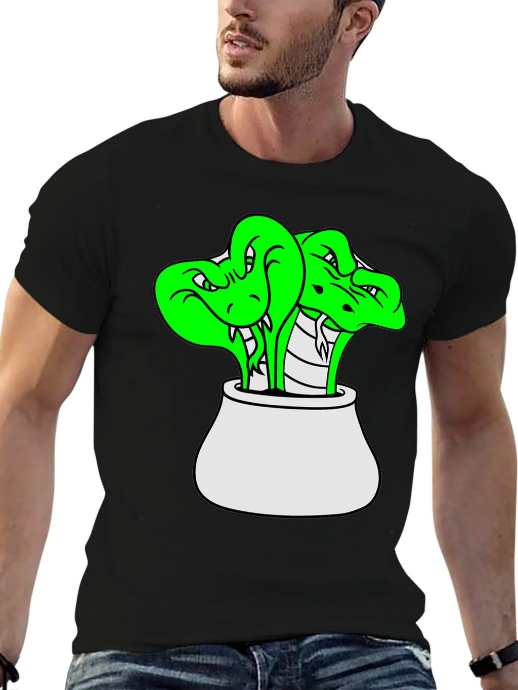 Cobra Pot T-Shirt - Mens Black Tee product image 6